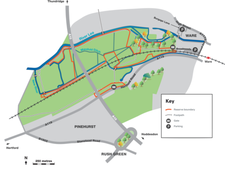 King's Meads Map