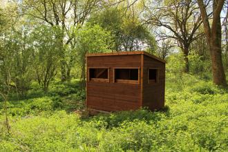 Bird Hide at Tewin Orchard
