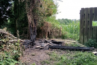 Hide arson at Stocker's Lake