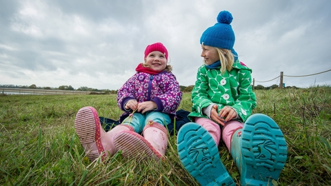 Children playing outdoors