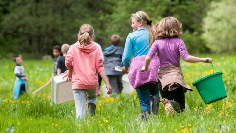 Children on an event
