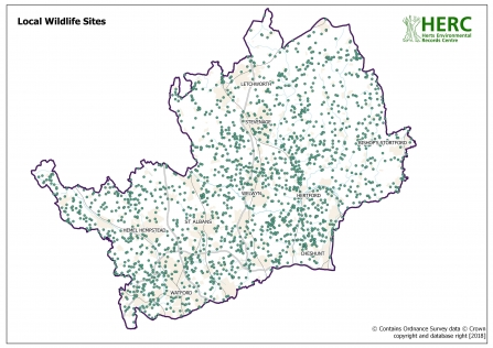 Local Wildlife Sites Map 2018