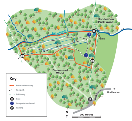 Danemead Map