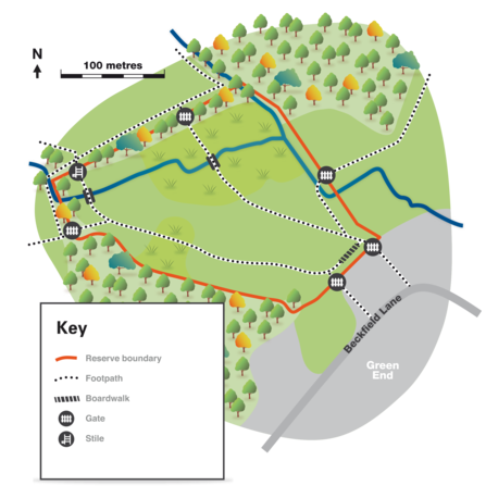 Map of Blagrove Common