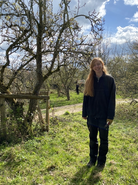 Anna Daniels, Reserves Officer at Herts and Middlesex Wildlife Trust