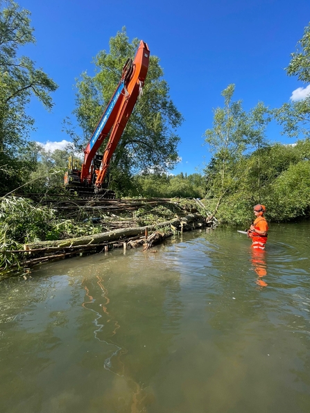 Restoration on works on the River Ash