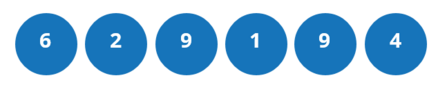 The winning numbers on Friday 18th July 2025 are: 6 2 9 1 9 4