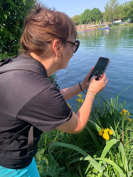 Herts Rivers Week Smartphone Safari at Stanborough Park 