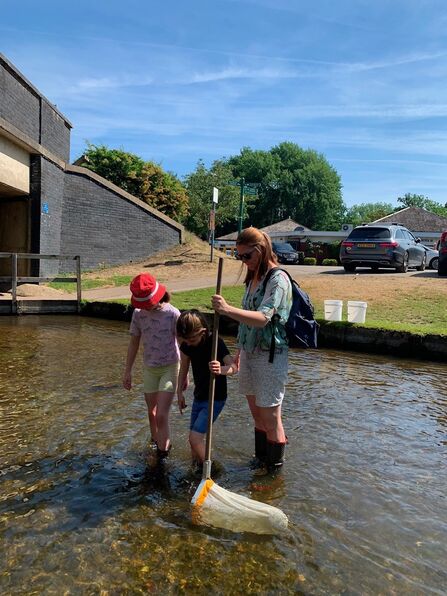 River dipping at Stanborough Park 