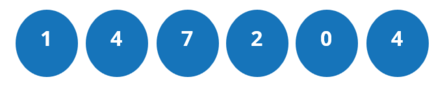 The winning numbers on Friday 3rd July 2026: 1 4 7 2 0 4