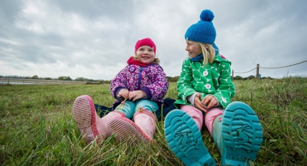Children playing outdoors