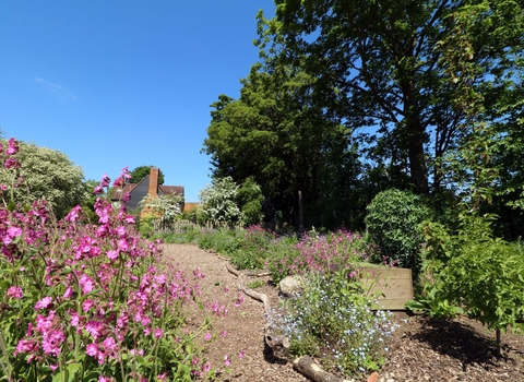Grebe House garden path