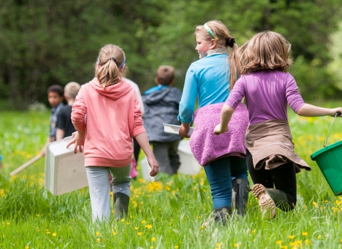 Children on an event